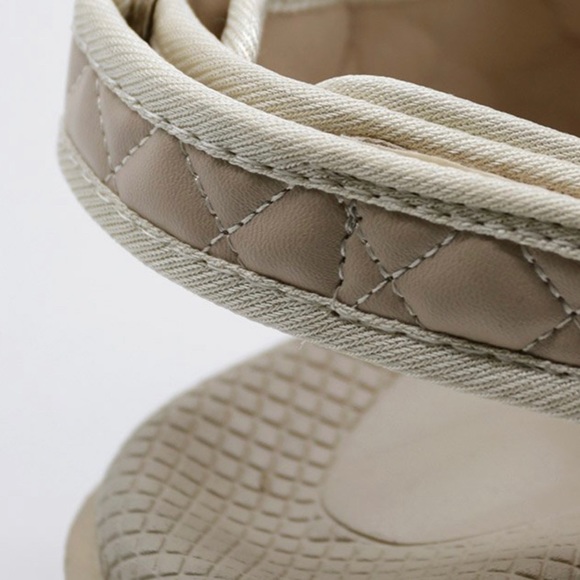 SOLD Black Quilted Grandad Sandals | Dad Sandals - Picture 6 of 8